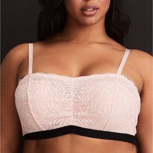 Convertible Pink Lace Bralette/Bandeau